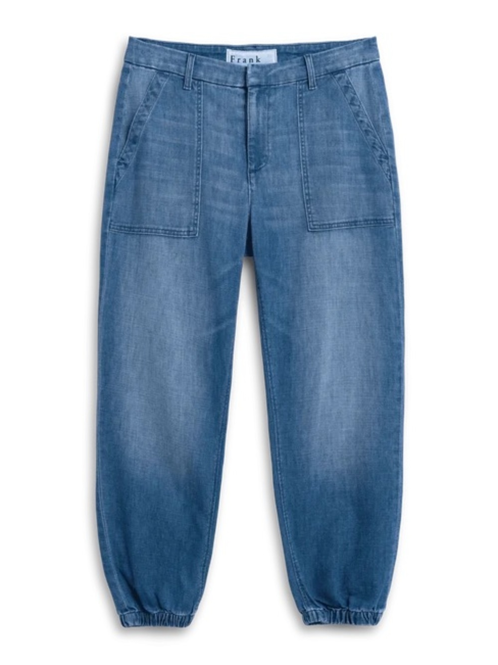 Frank & Eileen Jameson Utility Jogger Size 8 Medium Wash Denim Joggers